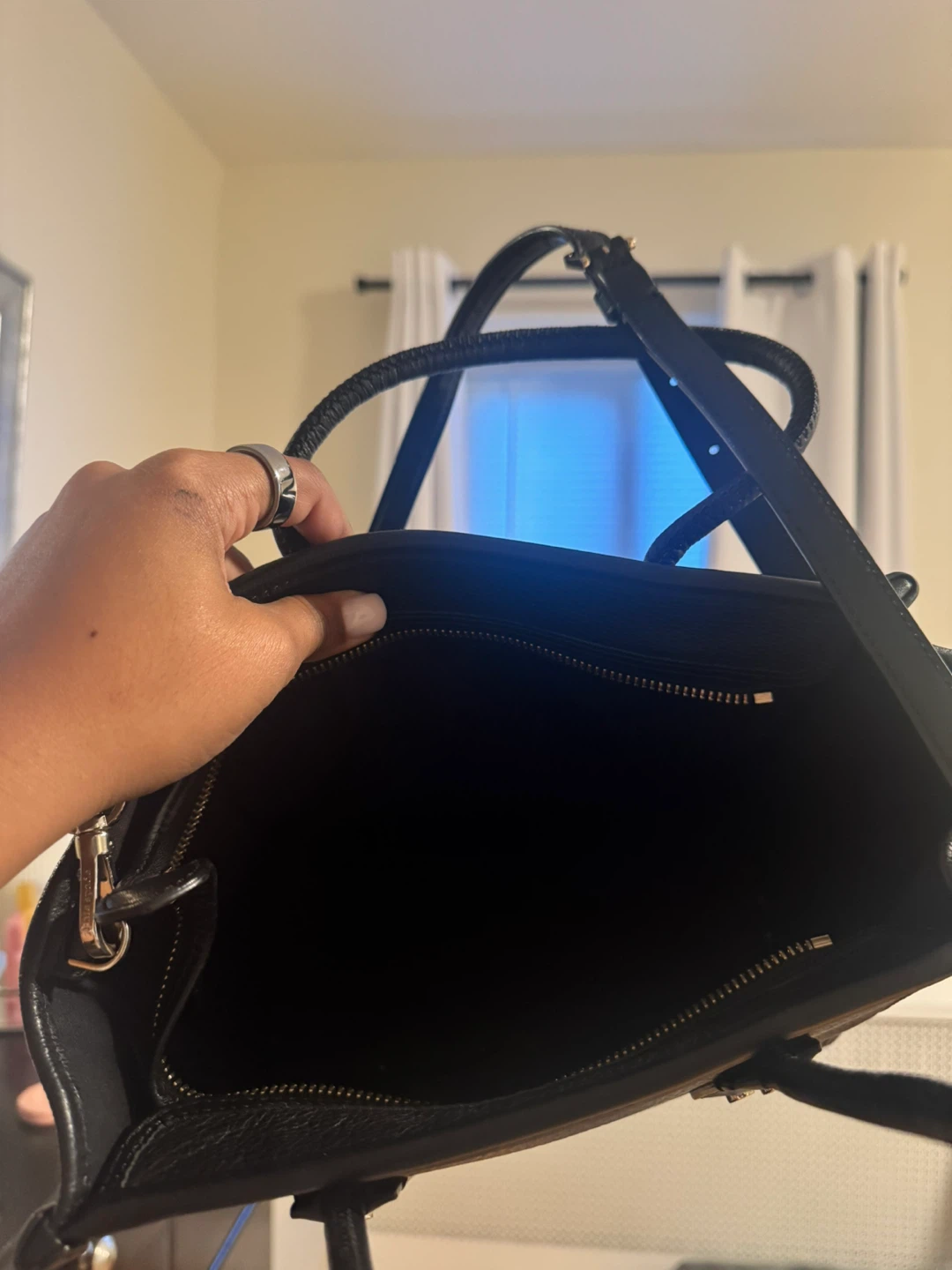 Kate Spade New York Black Leather Satchel Handbag - photo 3