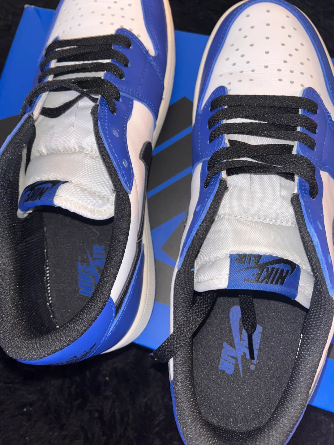 Nike Air Jordan 1 Retro Low OG "Game Royal" Sneakers - photo 2