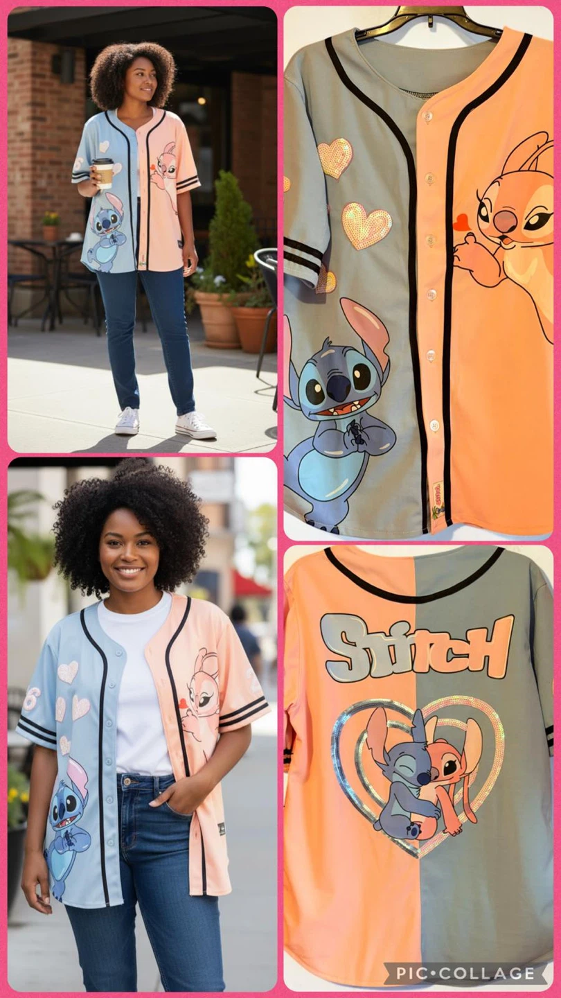 Disney Stitch Baseball Jersey