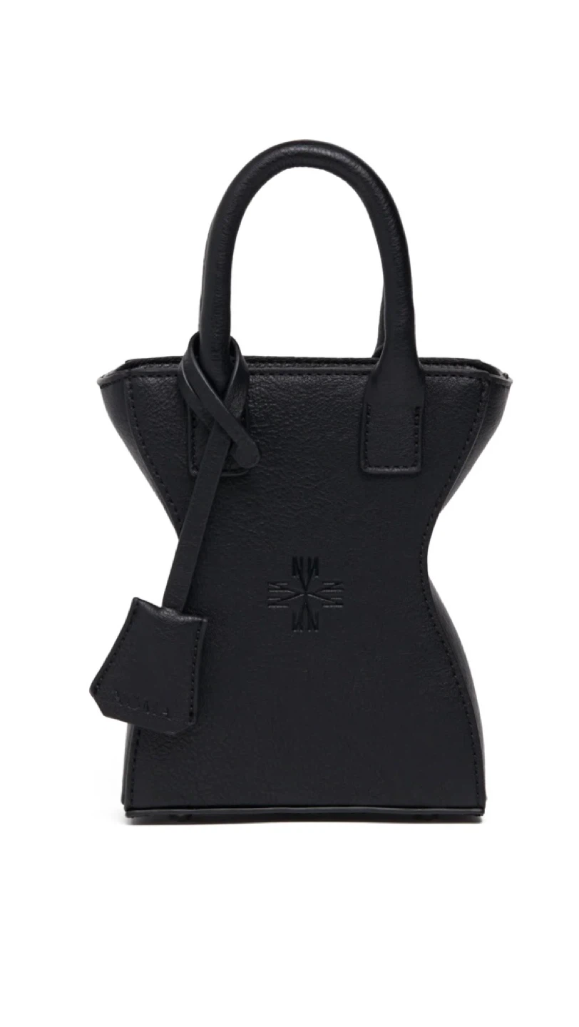 Noma New York Black Hourglass Mini Bag