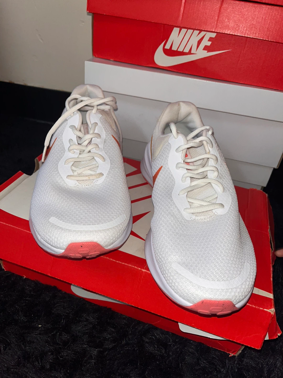 Nike Women's White Running Shoes - photo 4