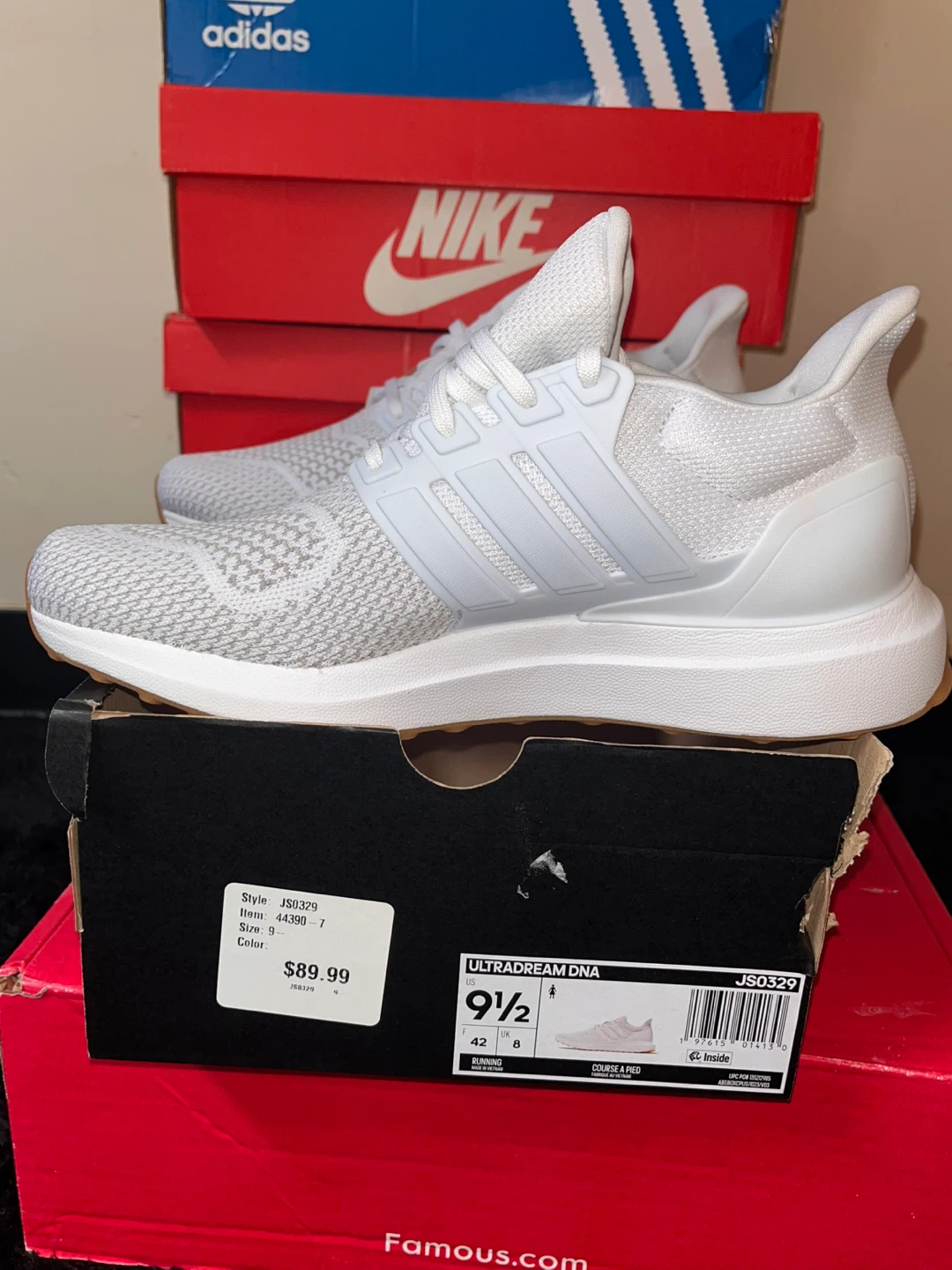 Adidas Ultraleap DNA Running Shoes White Size 9.5 - photo 4