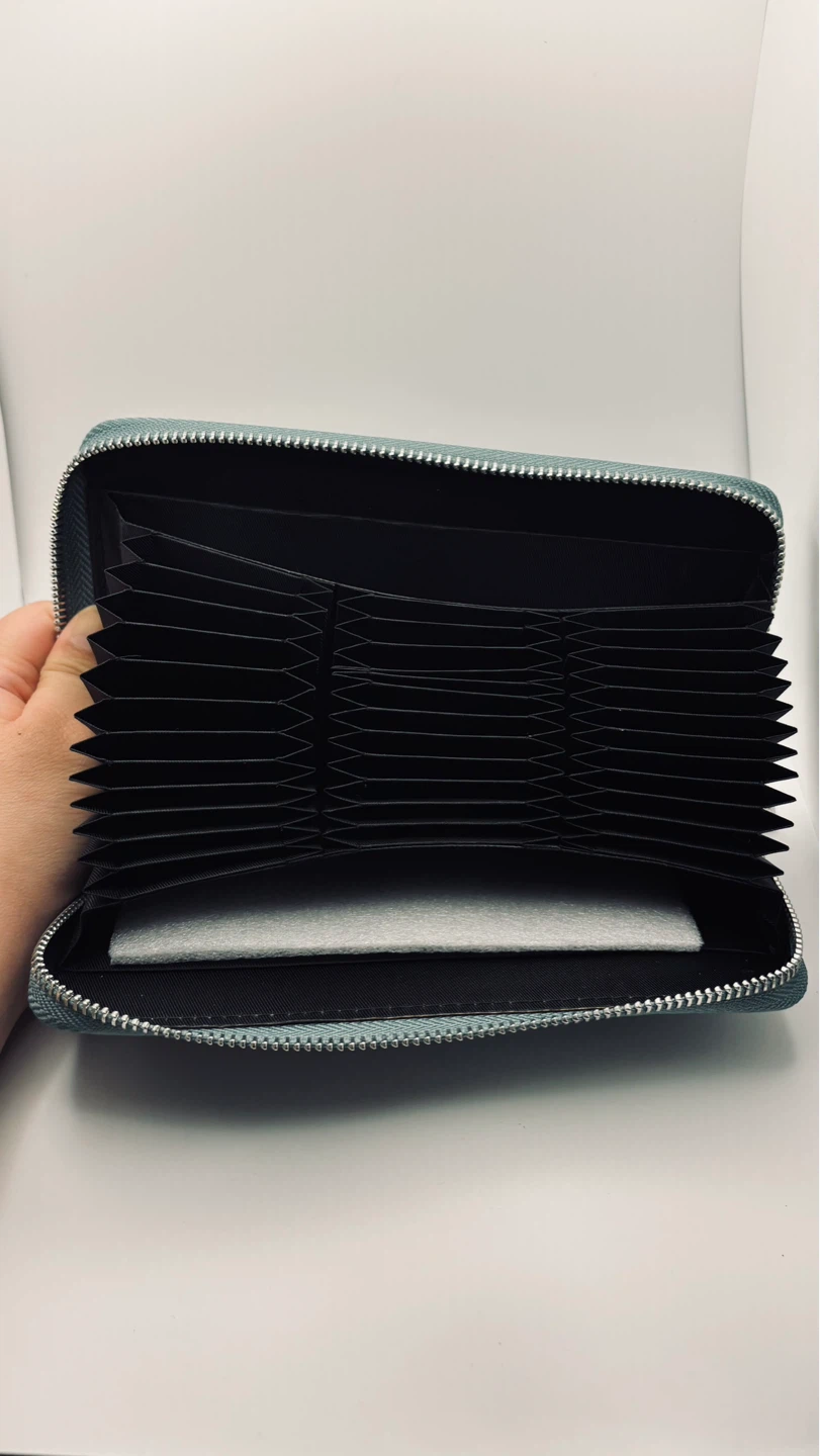 Women's RFID Blocking Card Holder Wallet - Teal - photo 4