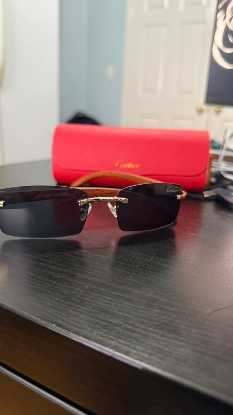 Cartier Rimless Sunglasses