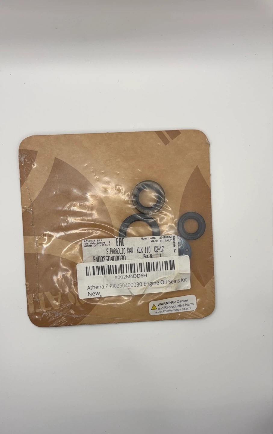 Athena Engine Oil Seals Kit & Bike Master Fork Seal - photo 2