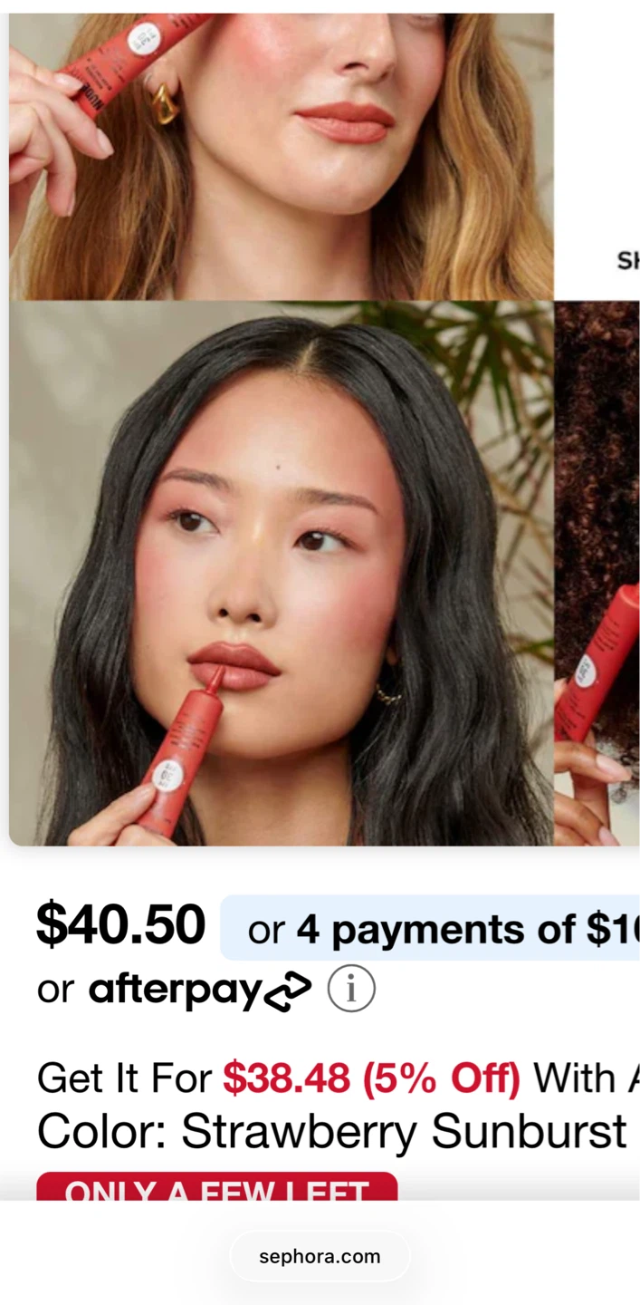 NUDESTIX Nudescreen Blush Tint SPF 30 - Strawberry Sunburst - photo 2