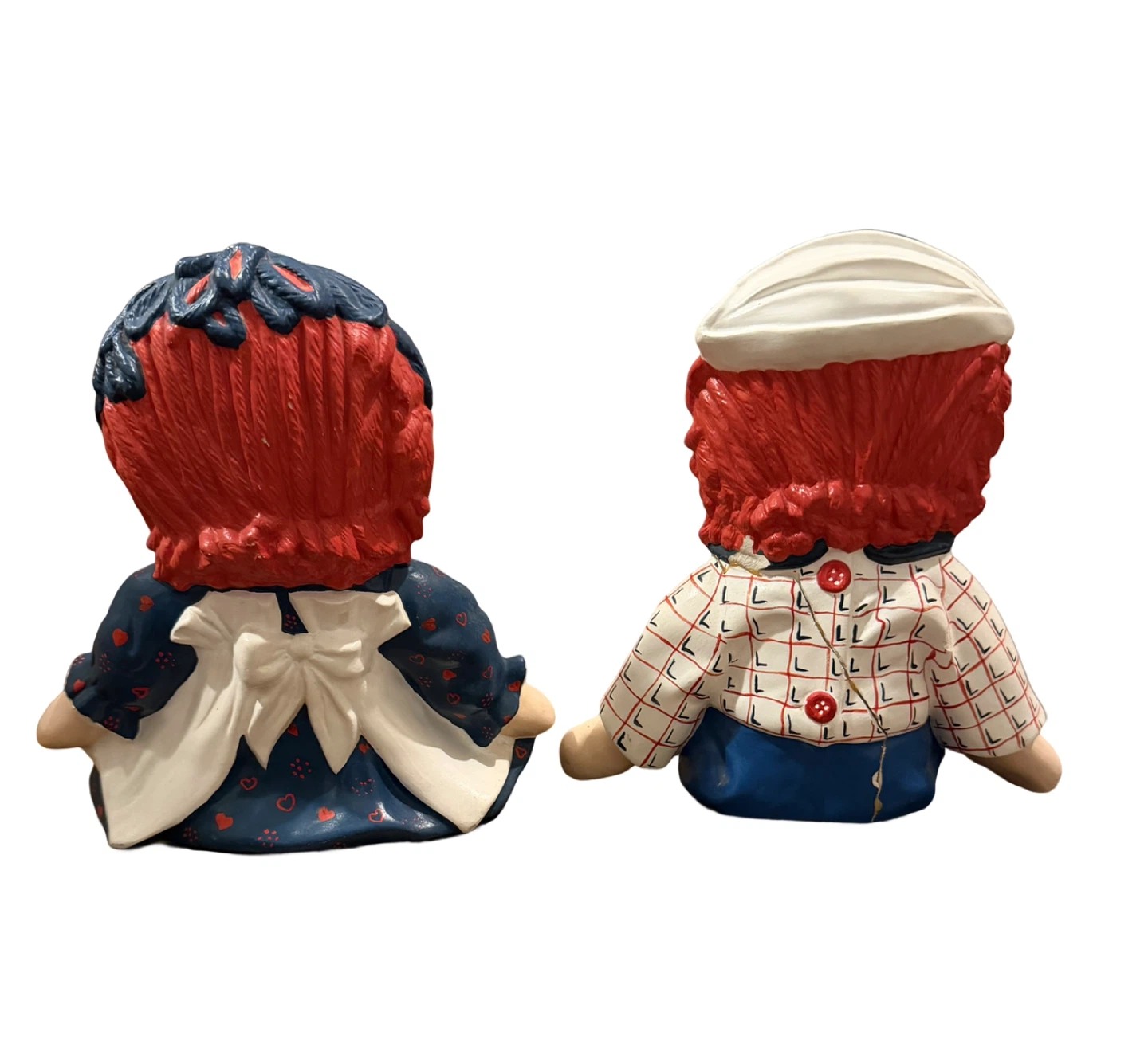 Raggedy Ann and Andy Ceramic Shelf Sitters/Bookends - photo 3