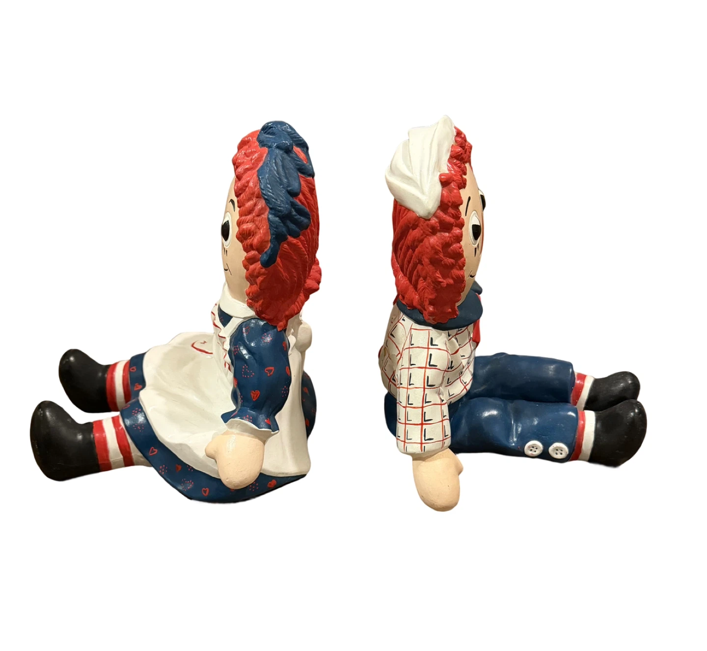 Raggedy Ann and Andy Ceramic Shelf Sitters/Bookends - photo 4