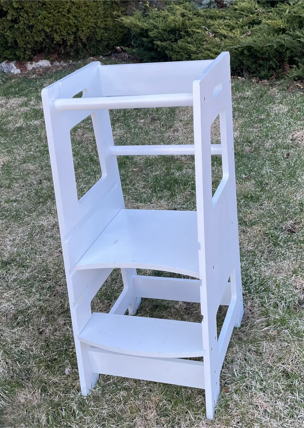 White Kids Learning Tower