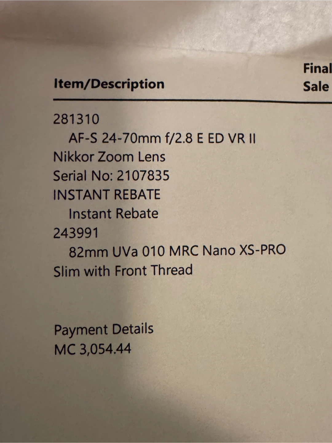 Nikon AF-S NIKKOR 24-70mm f/2.8E ED VR Lens - photo 4