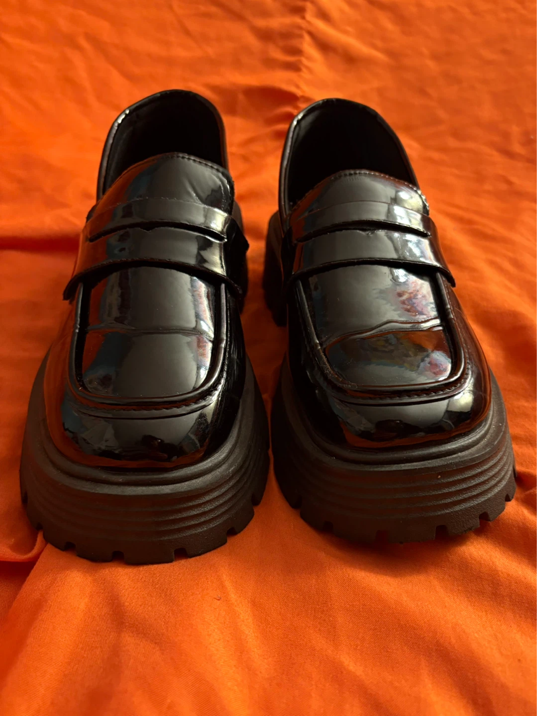 Black Platform Loafers