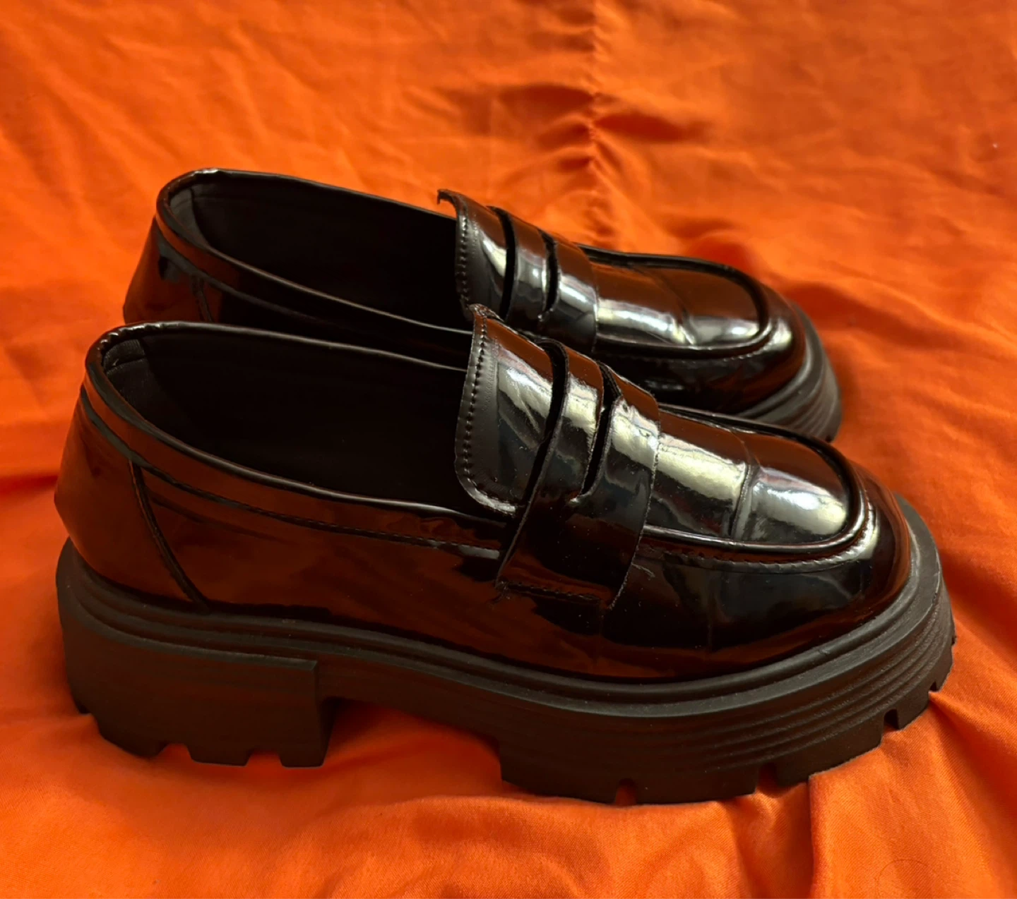 Black Platform Loafers - photo 2