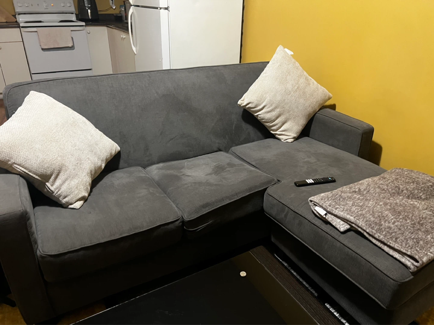 Dark Grey Sectional Sofa - photo 2