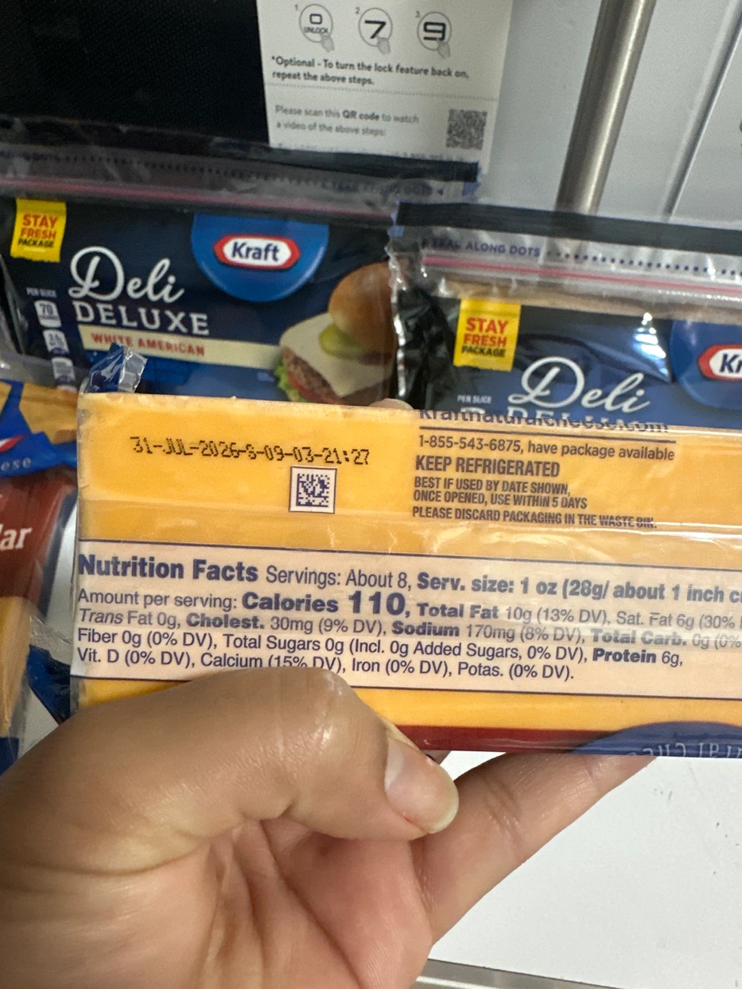 Kraft Deli Deluxe White American Cheese Slices - photo 3