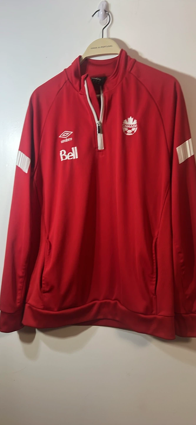 Umbro Canada Bell 1/4 Zip Pullover size L
