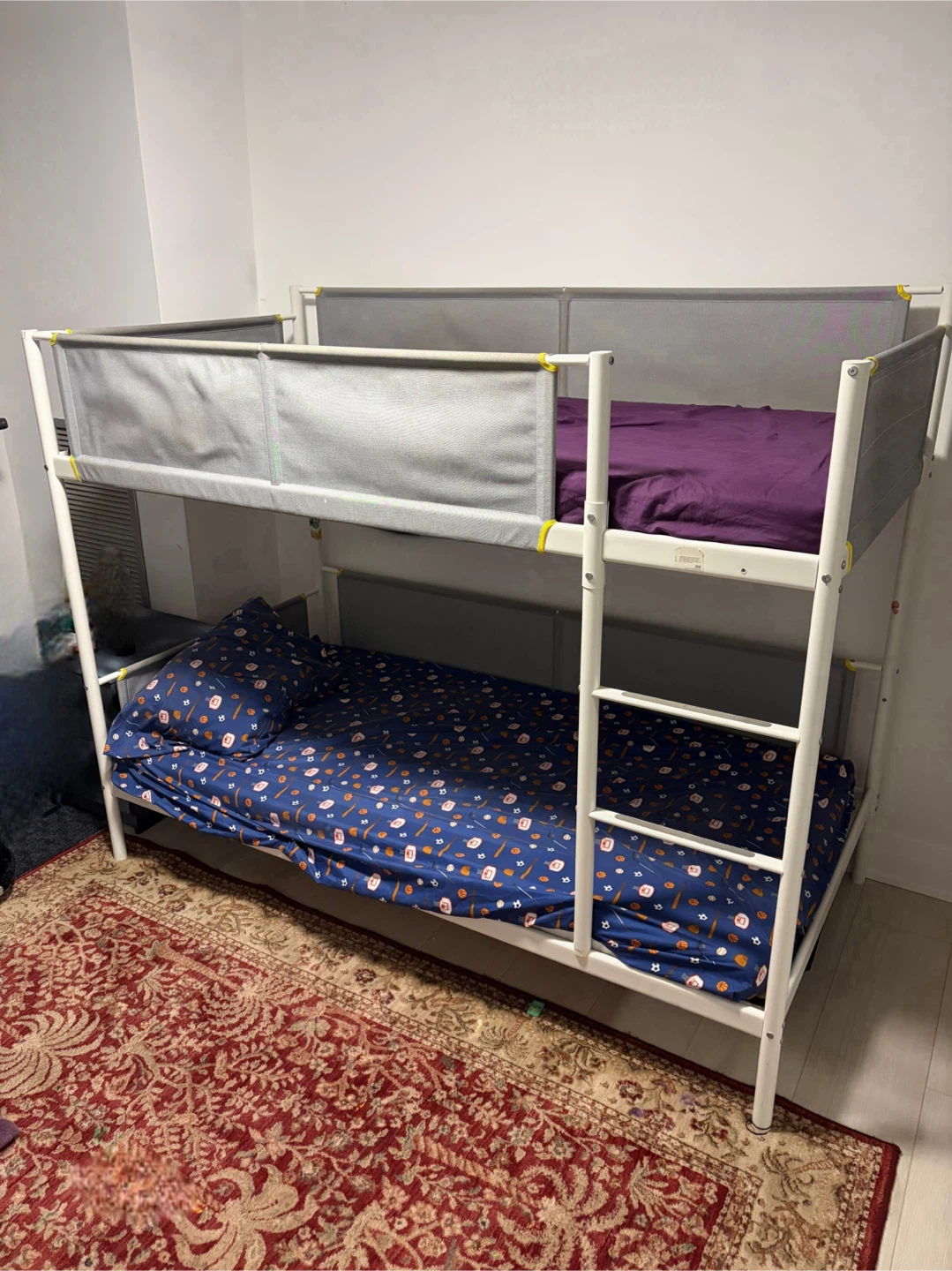 White Metal Bunk IKEA Bed