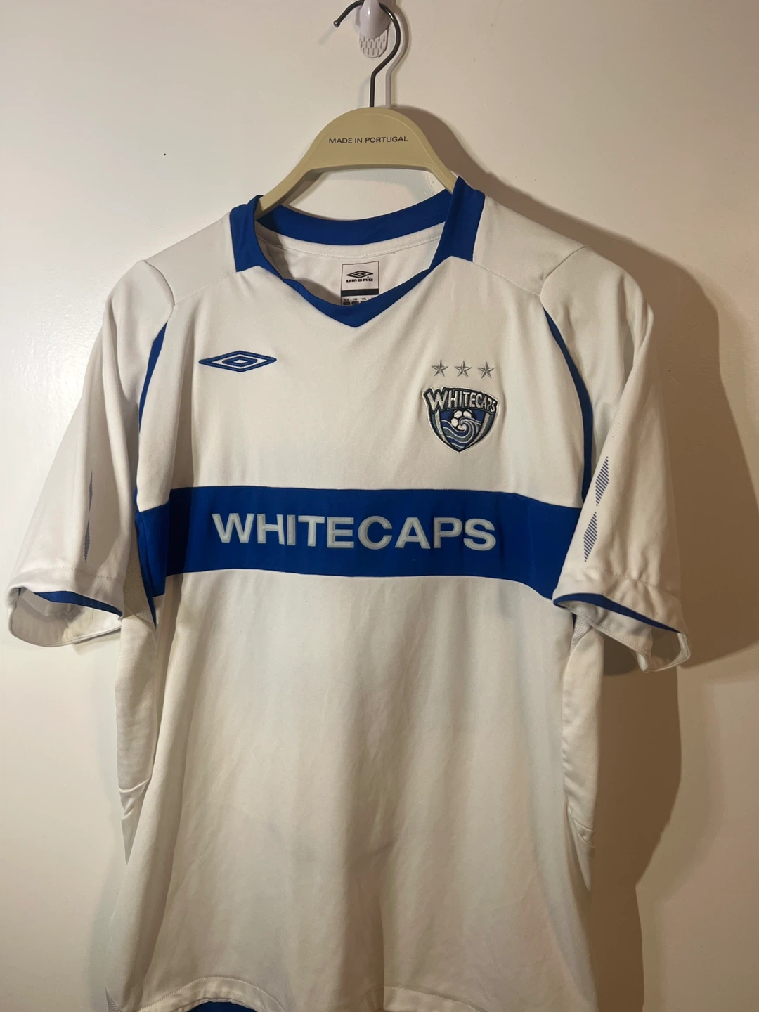 Vintage Umbro Whitecaps FC Soccer Jersey #19 size XL - photo 3
