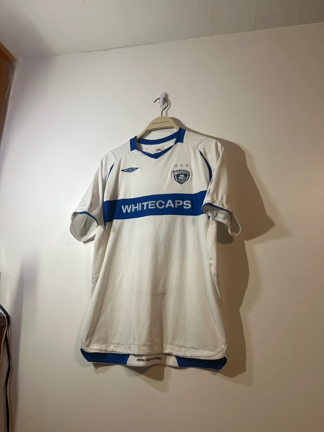 Vintage Umbro Whitecaps FC Soccer Jersey #19 size XL
