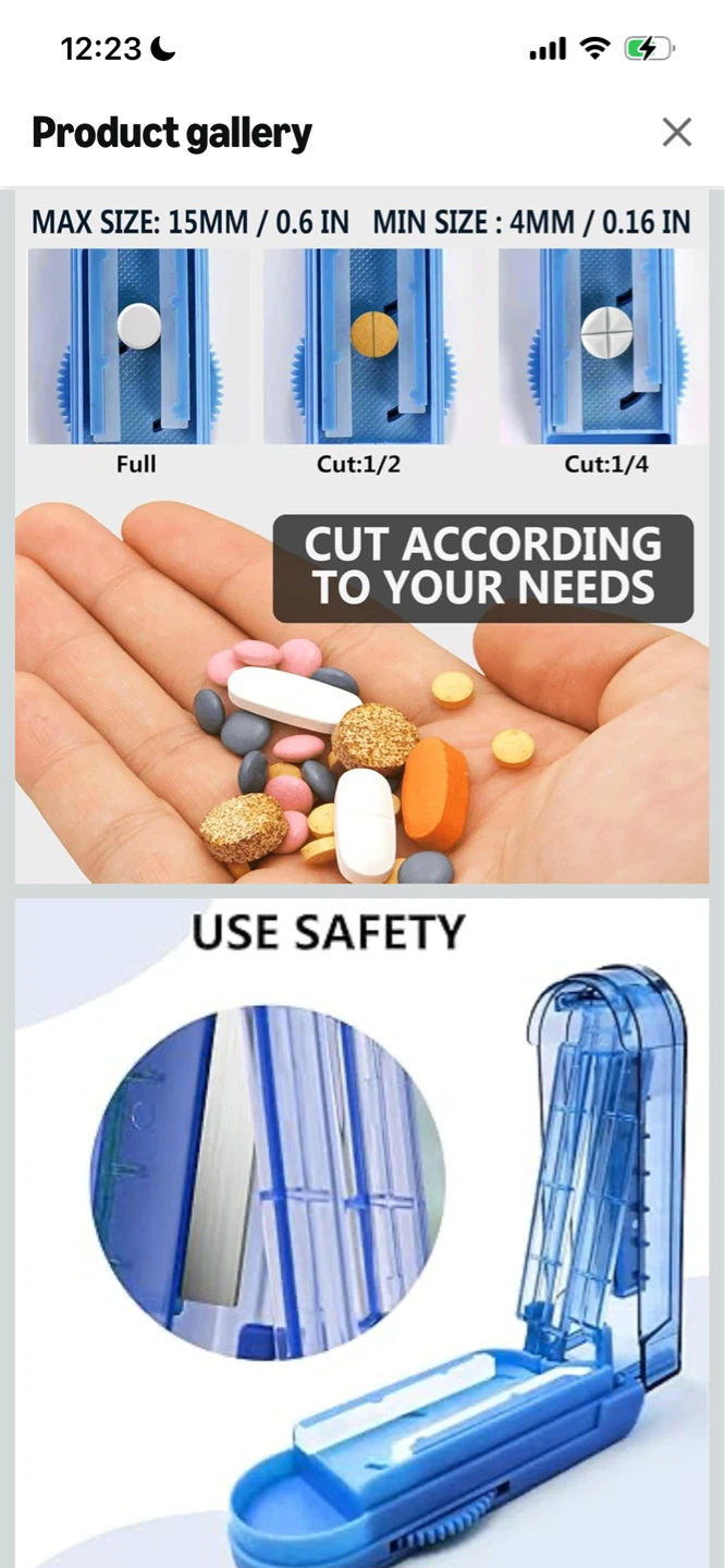 New-Blue Pill Cutter!