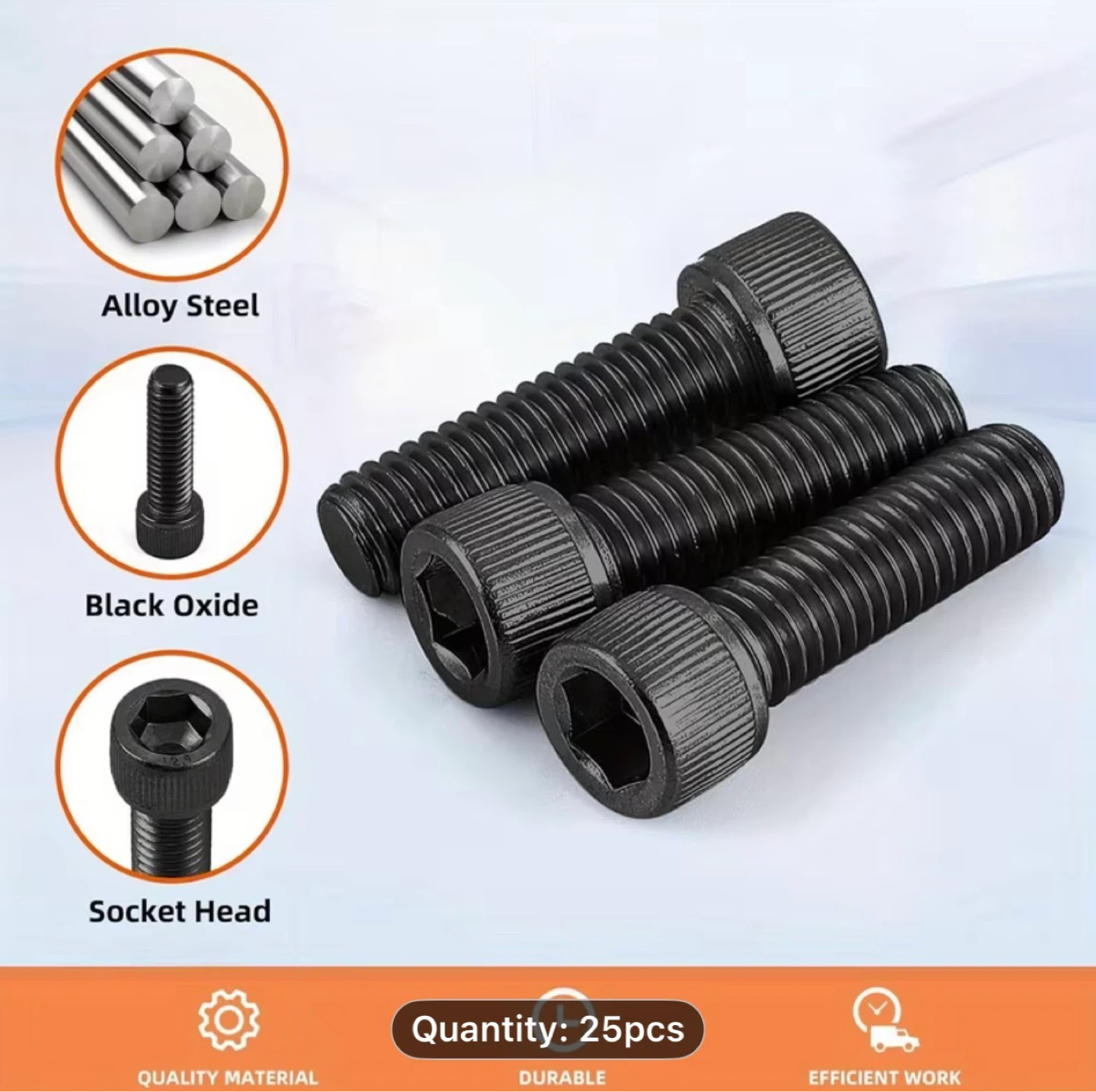 10pcs/25pcs of M6, M8, M10 Hex Socket Head Screws - photo 2