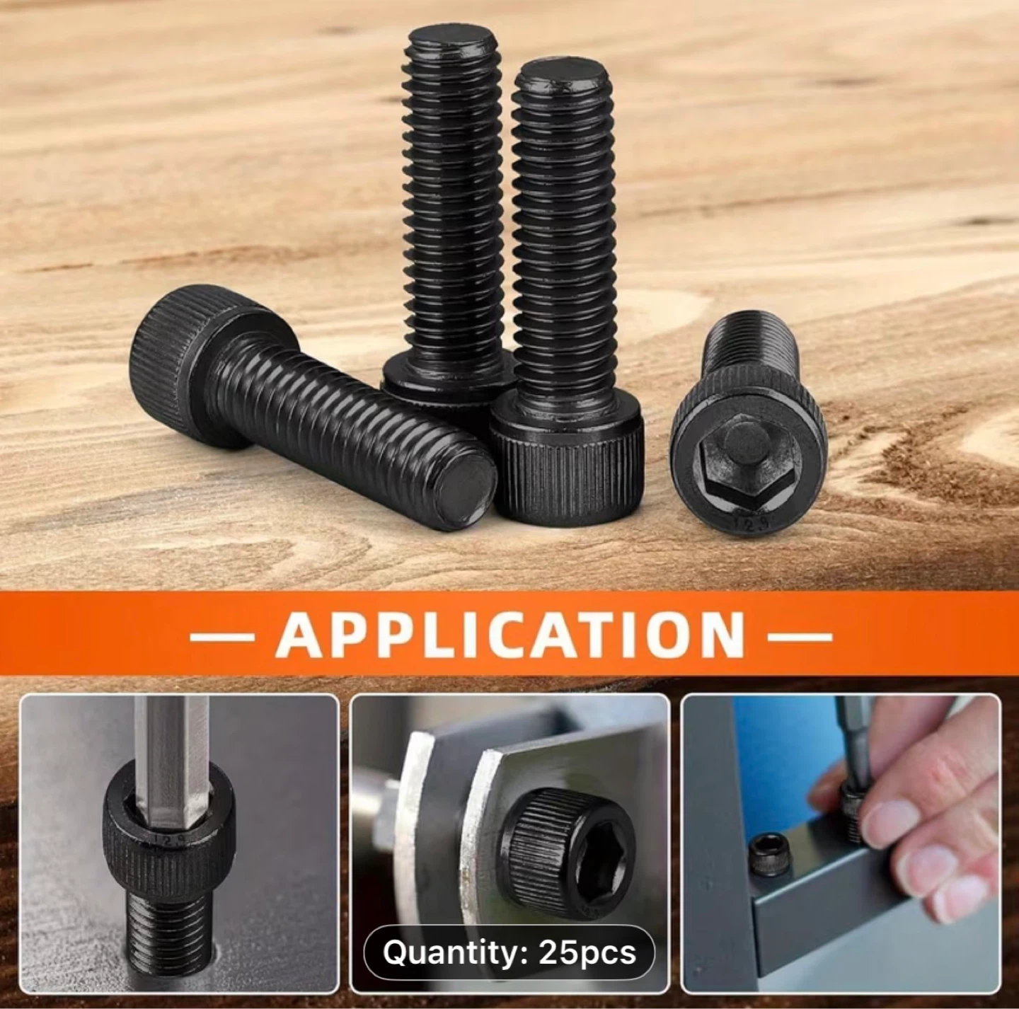 10pcs/25pcs of M6, M8, M10 Hex Socket Head Screws - photo 3