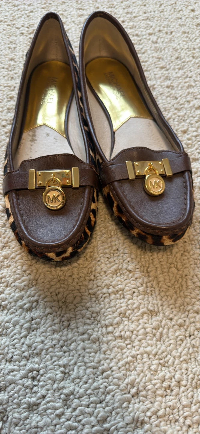 Michael Kors Leopard Print Loafers