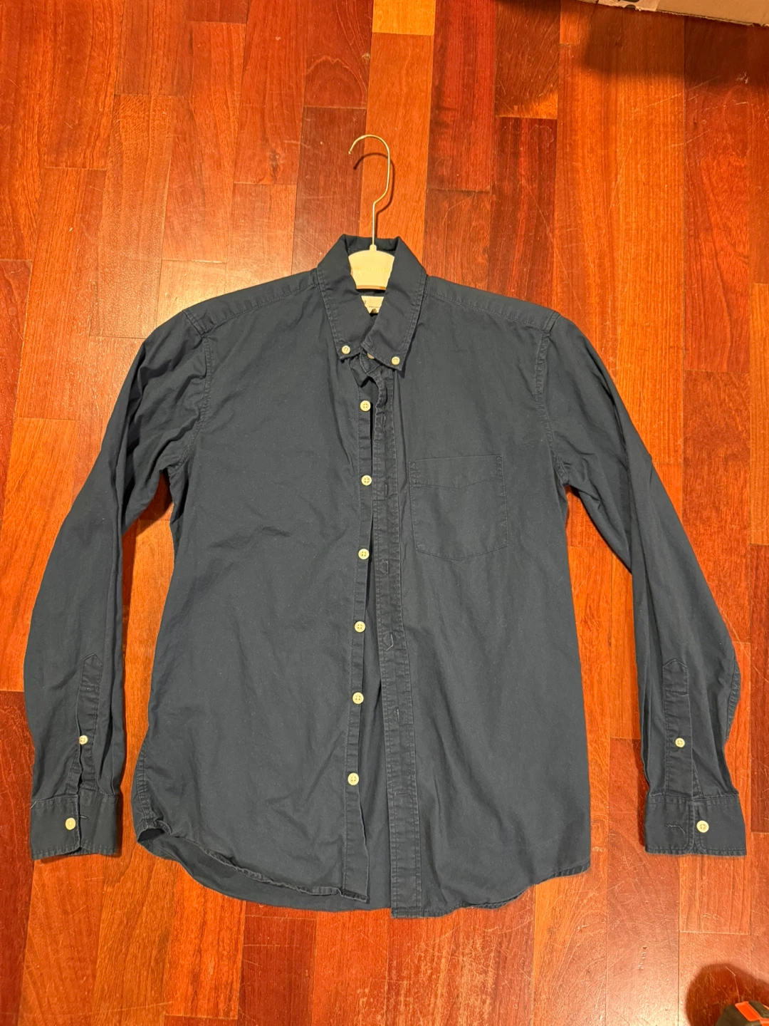 GAP Men's Navy Button-Down Shirt - XS