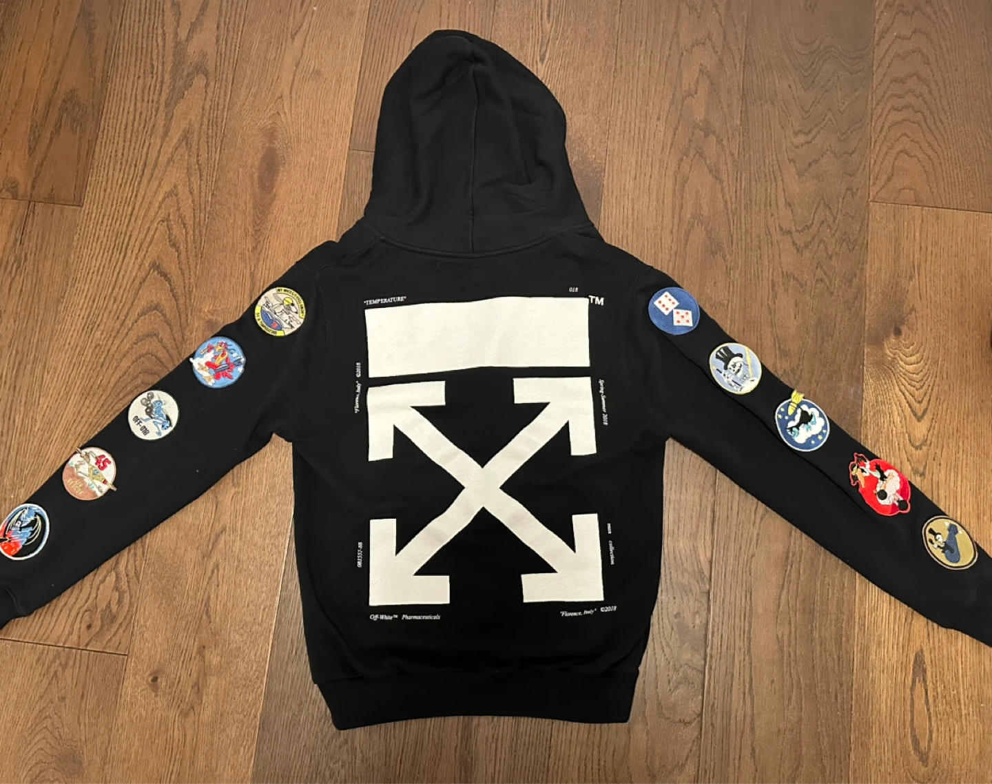 Off-White c/o Virgil Abloh Multi-Patch Zip Hoodie - photo 3