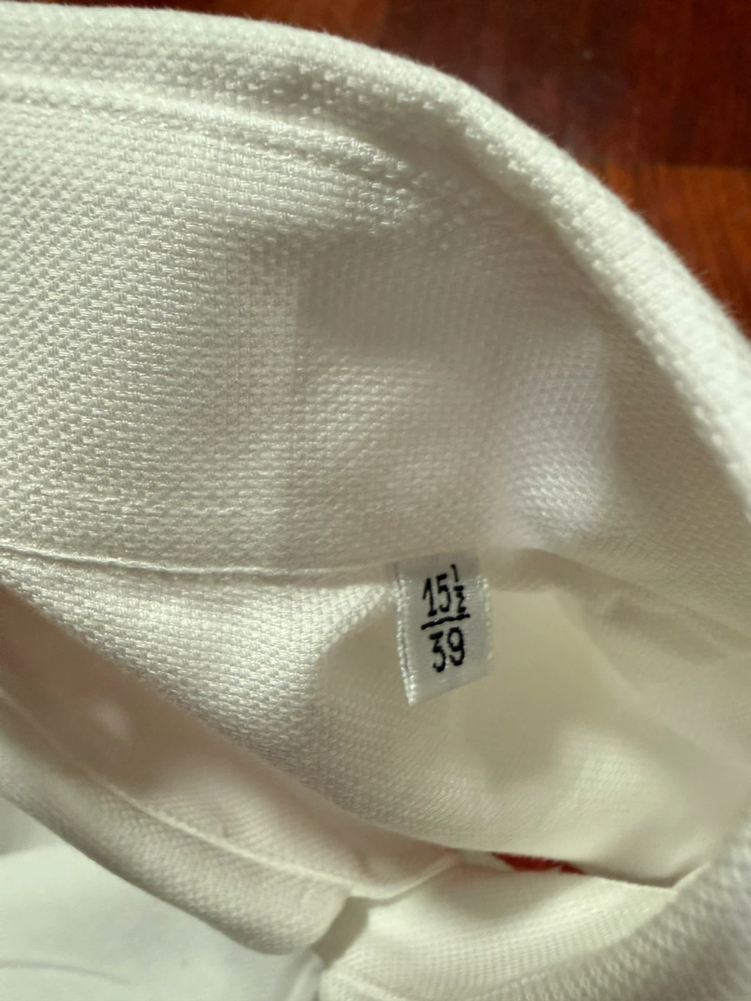 Italian White Dress Shirt - Size 15.5 / 39 - photo 3