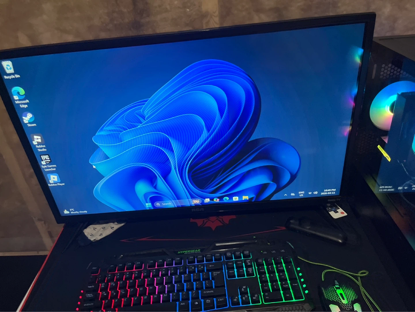 Cooler Master PC Tower with RGB Fans - photo 3
