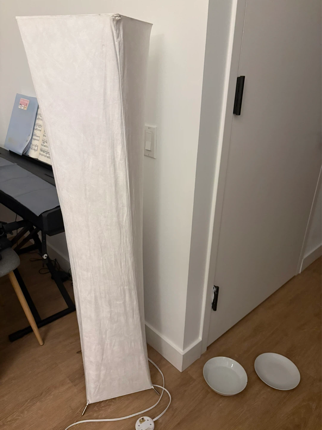 Tall Rectangular Fabric Floor Lamp - photo 2