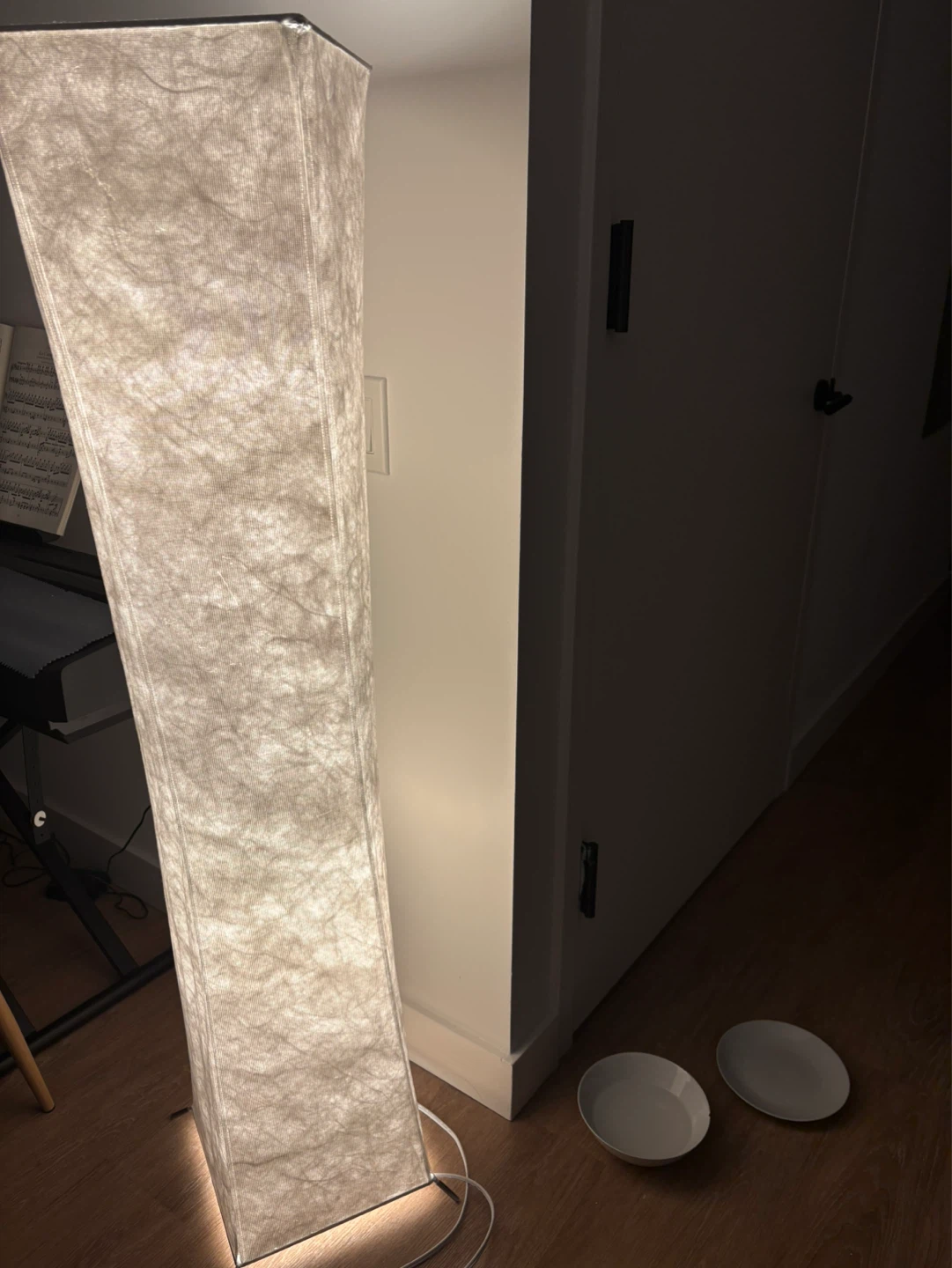 Tall Rectangular Fabric Floor Lamp - photo 3