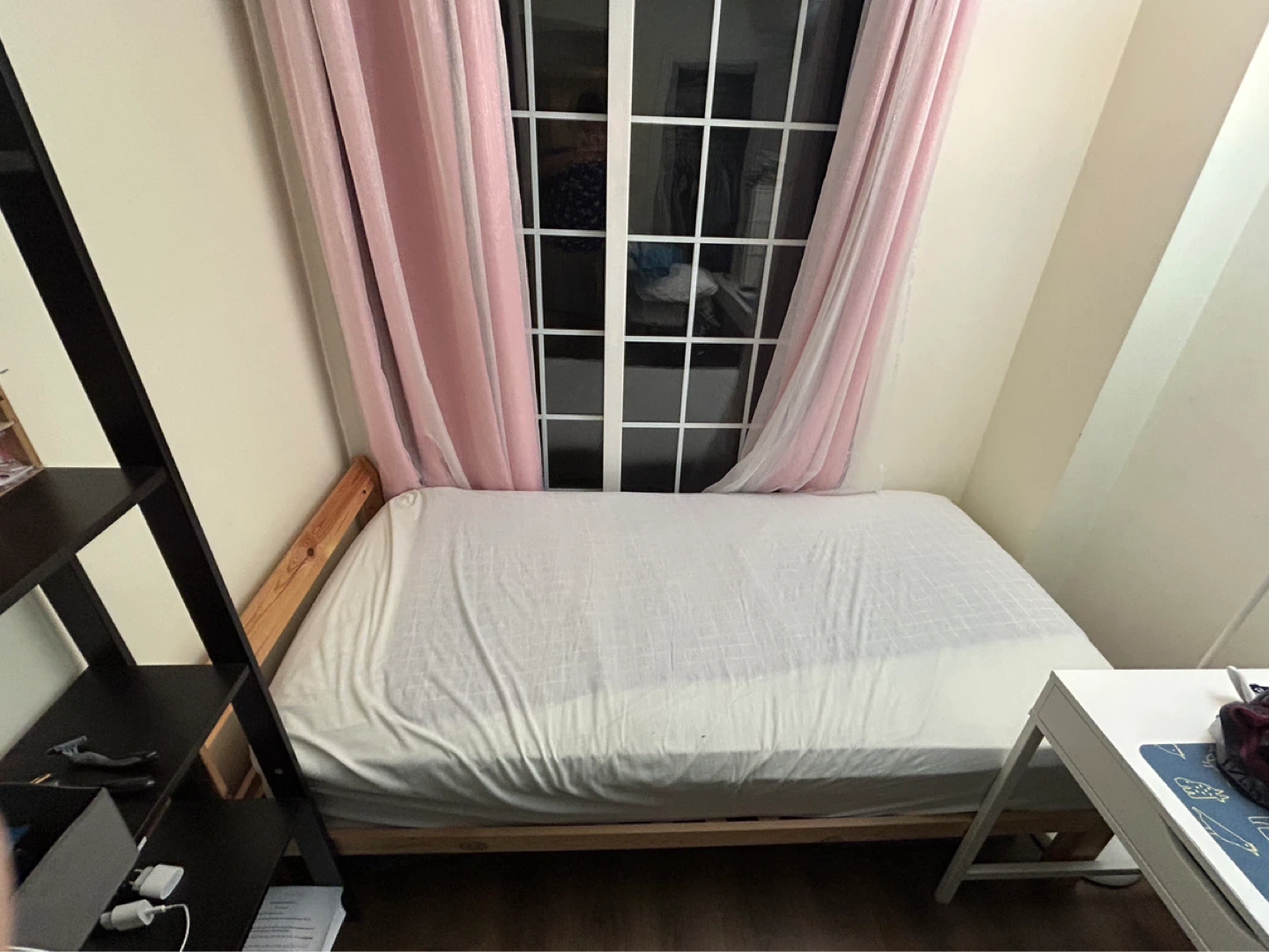 IKEA NEIDEN Twin/Single Bed Frame with mattress