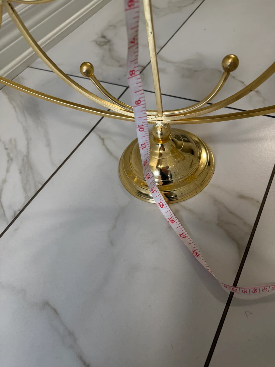 Gold Candelabra with Crystal Accents - photo 5