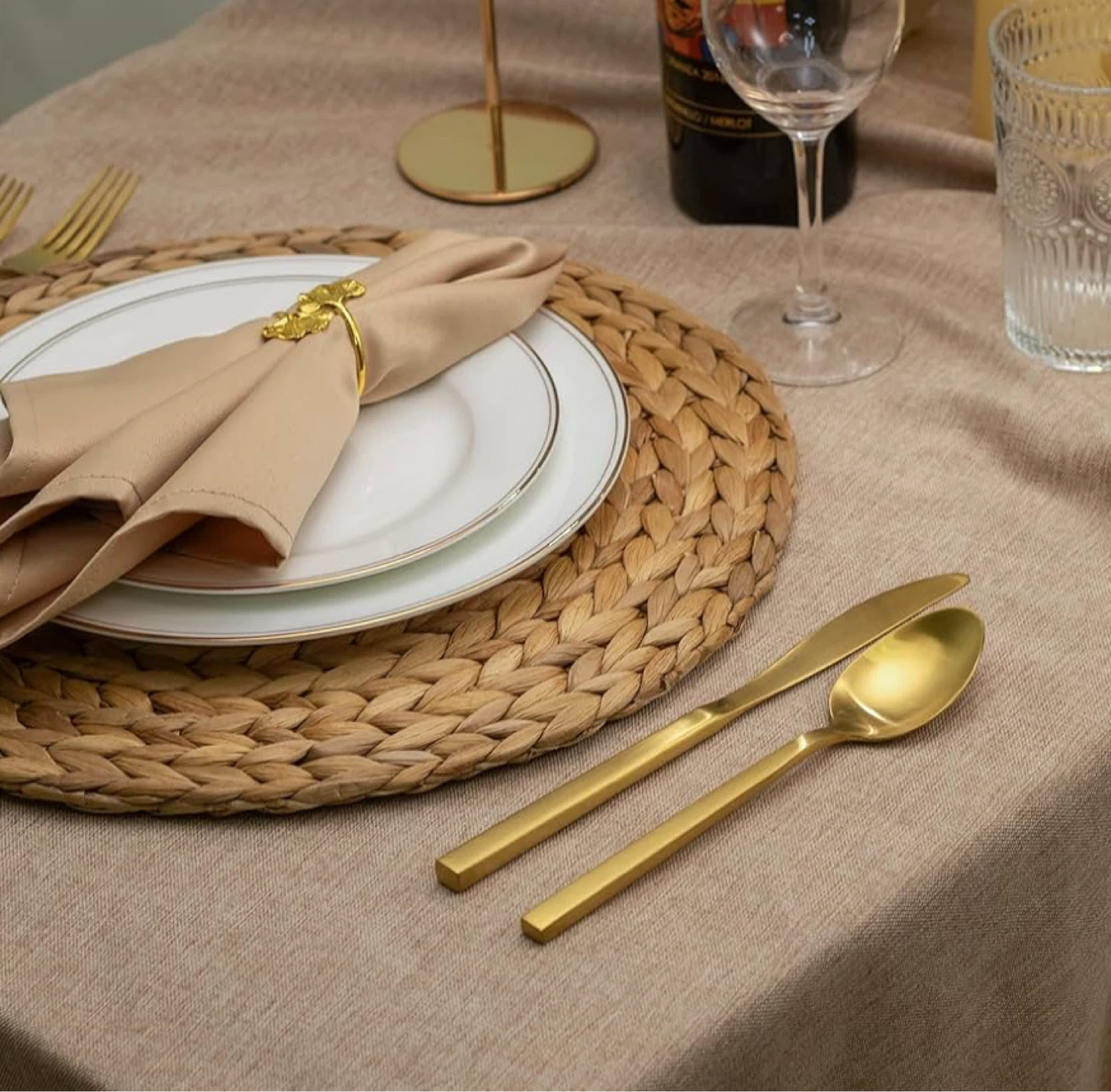 20 Piece Gold Stainless Steel Silverware Set for 4 - photo 3