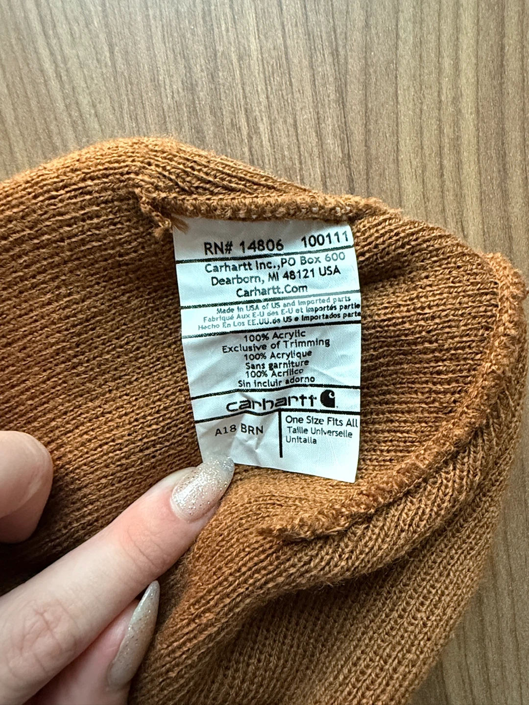 Carhartt Brown Toque - photo 2