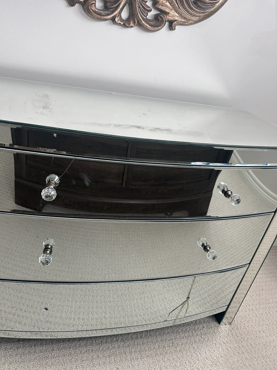Mirrored 3-Drawer Chest - photo 5
