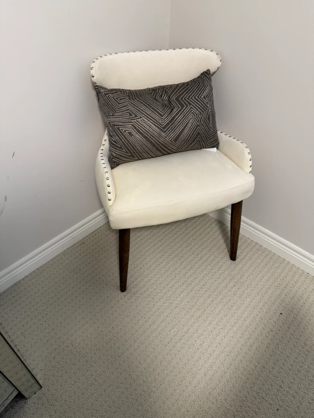 Cream Accent Chair