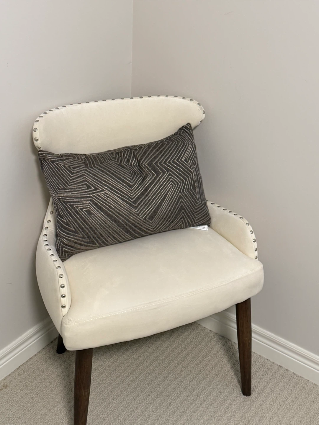 Cream Accent Chair - photo 5