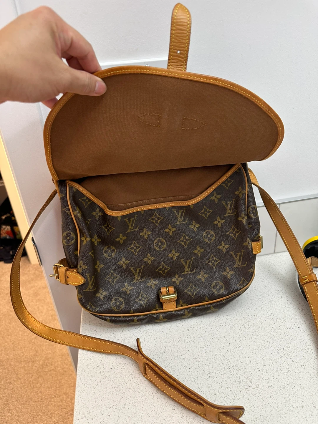 LV Monogram Canvas Saumor 30 - photo 3