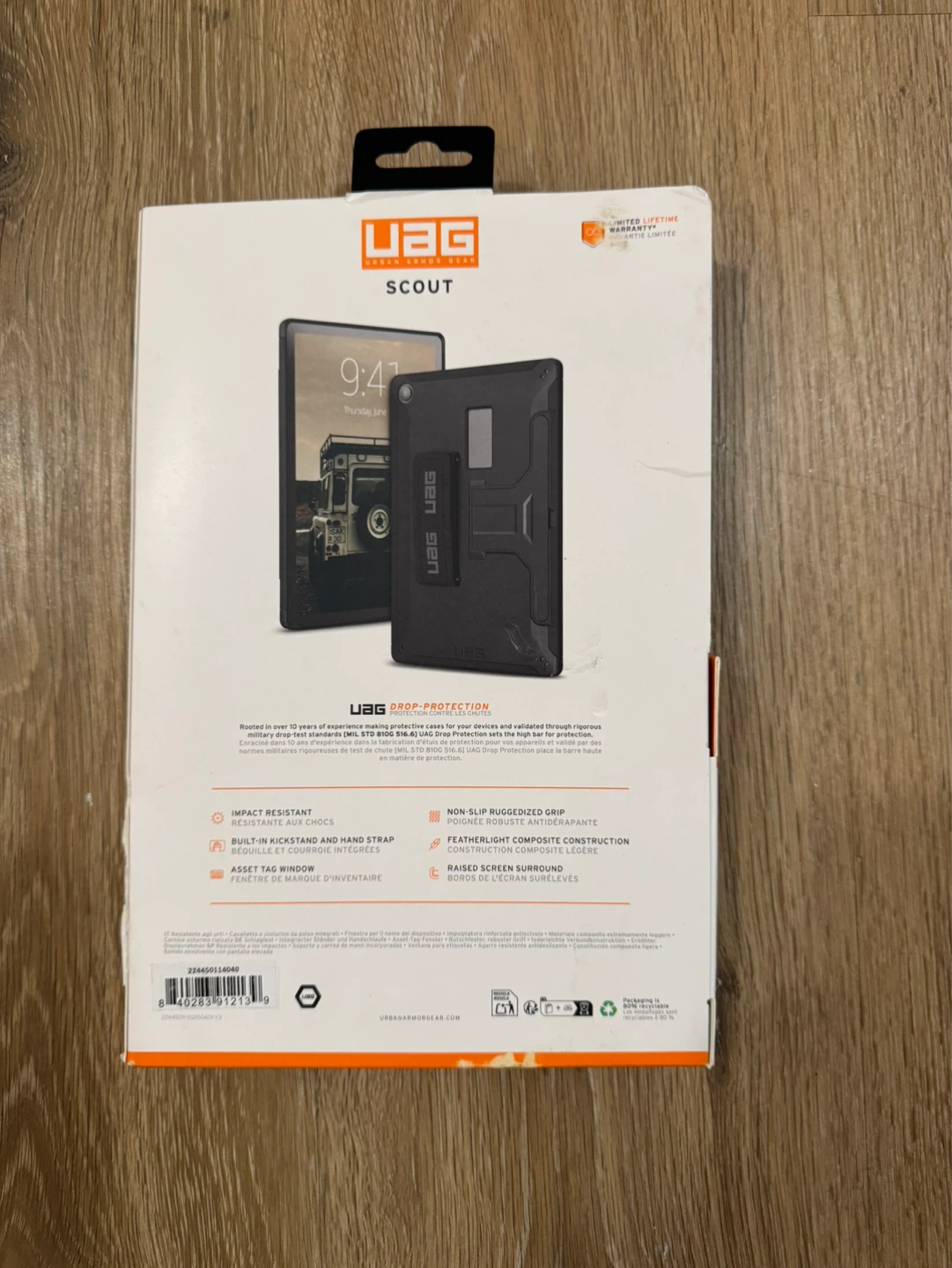 UAG Samsung Galaxy Tablet A9+ Black Case - photo 2