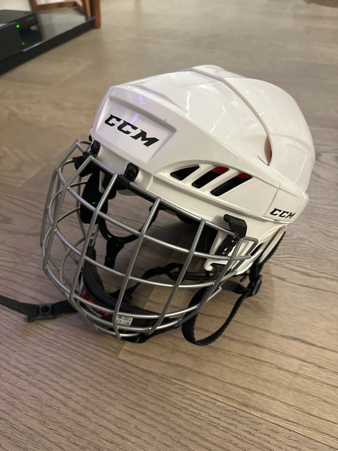 CCM Hockey Helmet with Cage - Size M