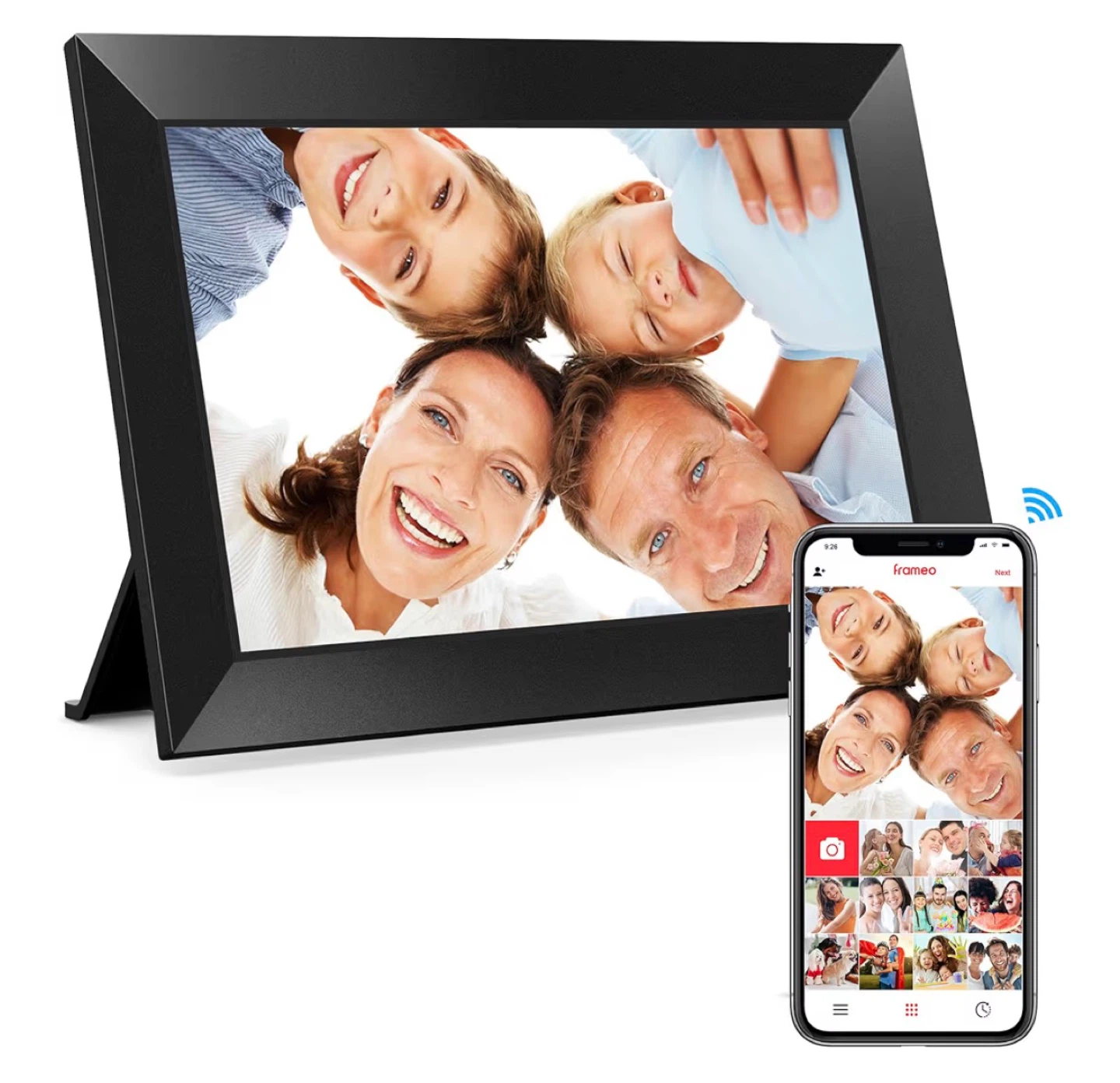 Frameo 10.1 inch Digital Photo Frame - 32GB Memory