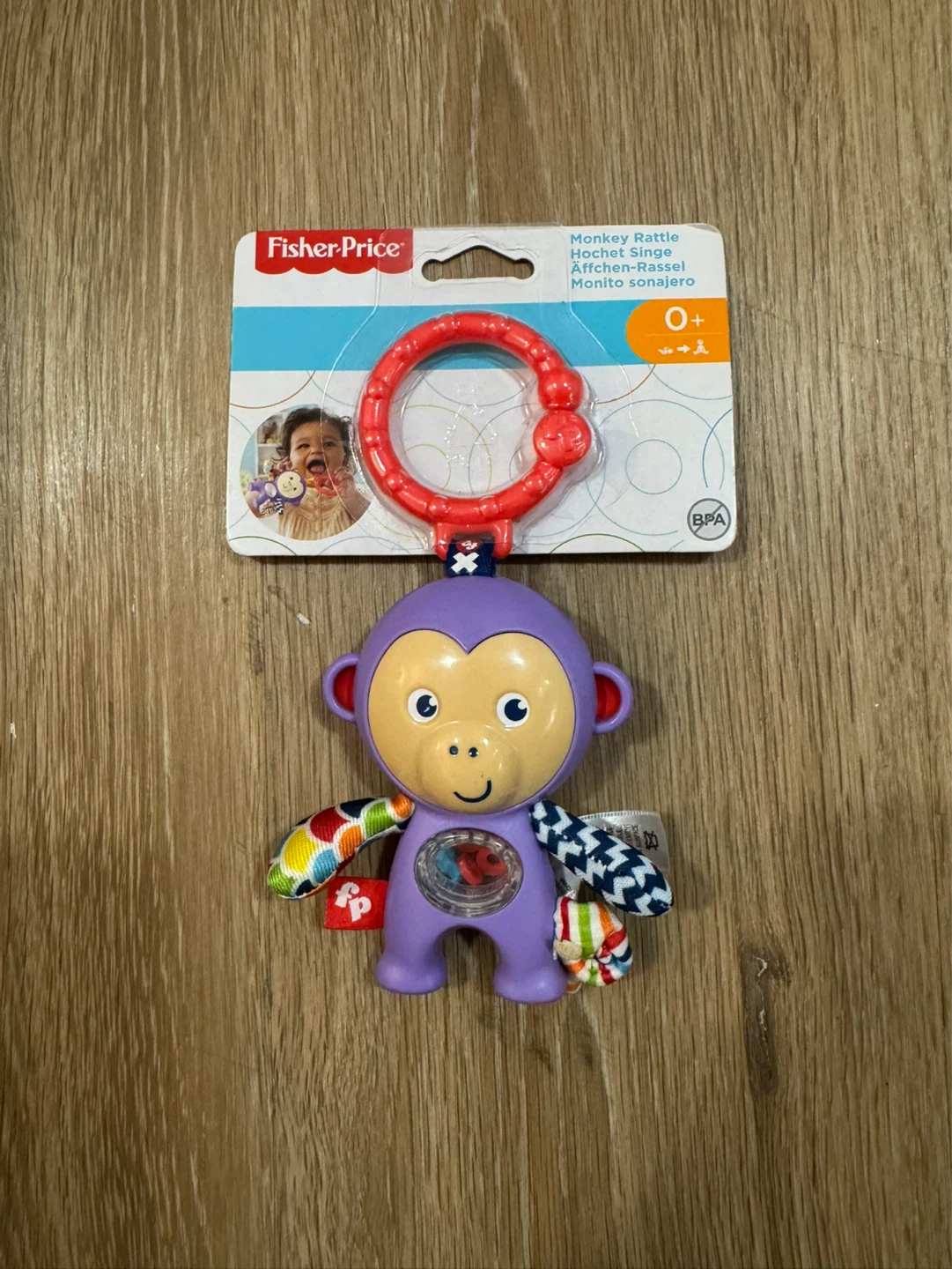 Fisher Price Monkey Rattle for Toddler