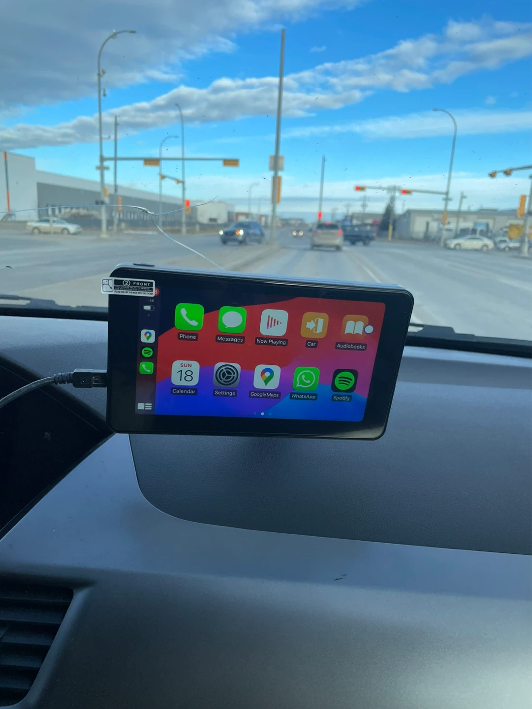 Portable Car Stereo Display