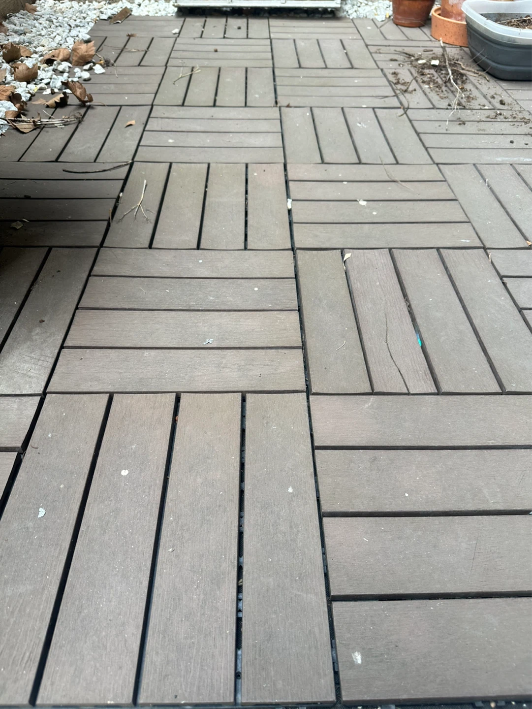 85 Composite Interlocking Deck Tiles 12x11.5" EA (81.46 s ft) - photo 2