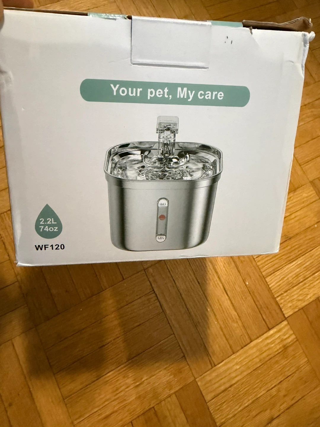 Pet Water Fountain - Stainless Steel 2.2L - photo 3
