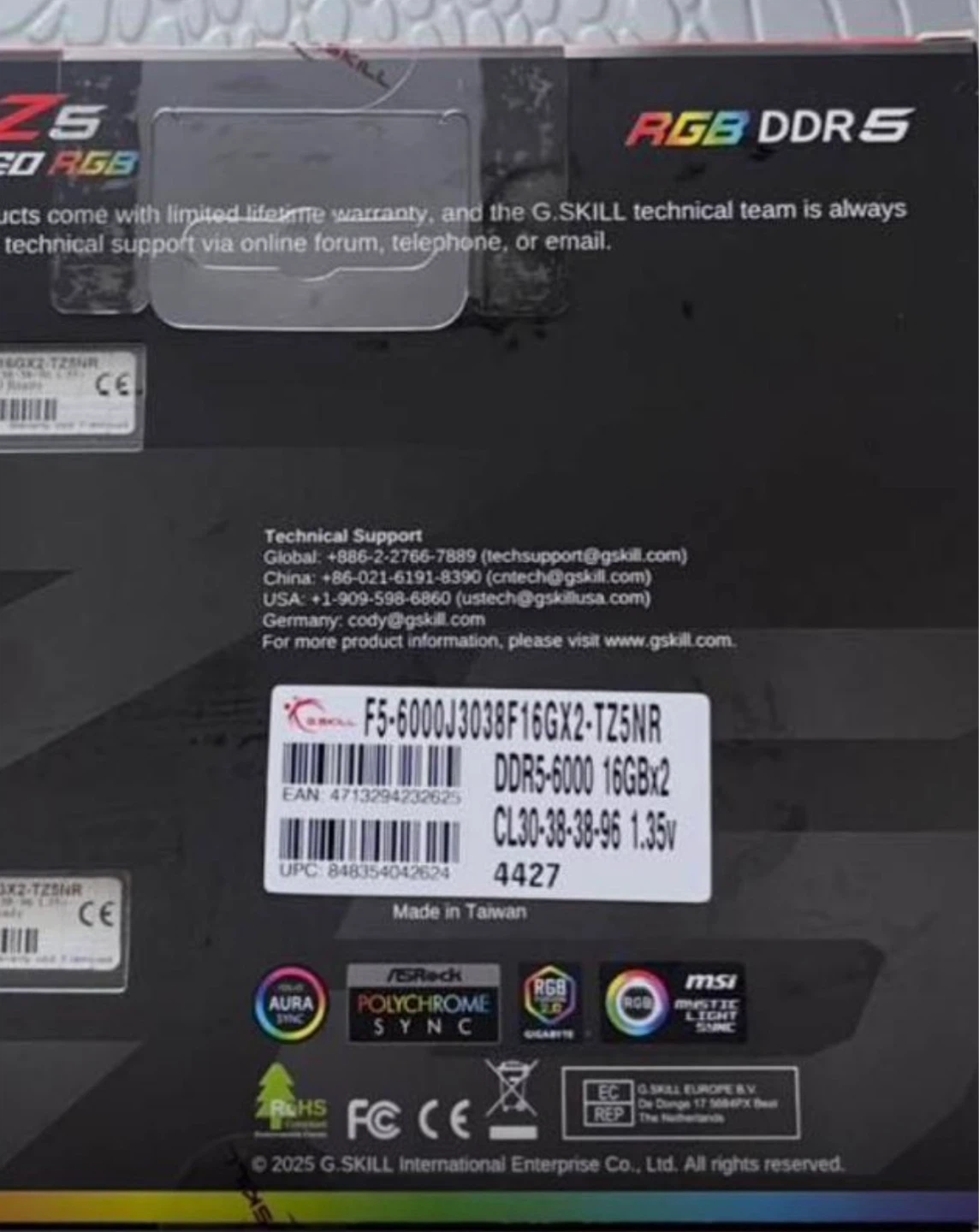 G.SKILL Trident Z5 Neo RGB DDR5 RAM 32GB (2x16GB) 6000MHz CL30 - photo 2