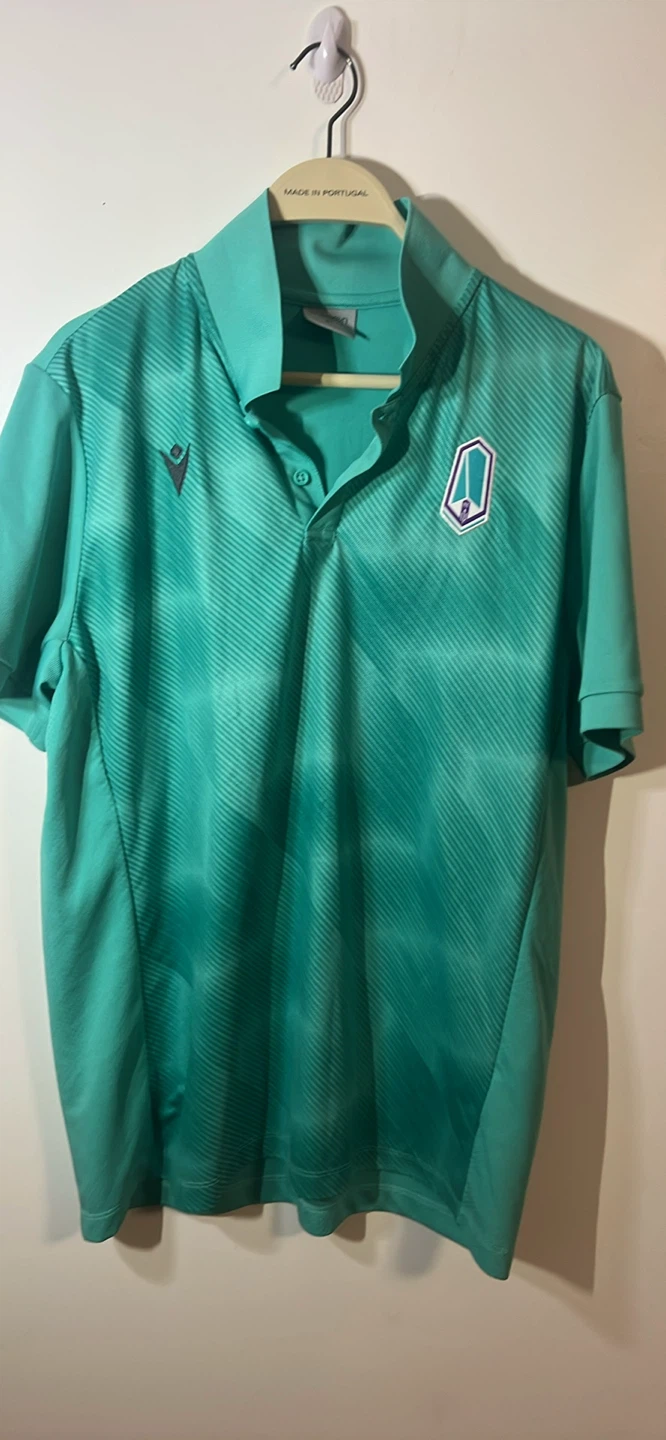 Macron Men's Polo Shirt - Teal size XL
