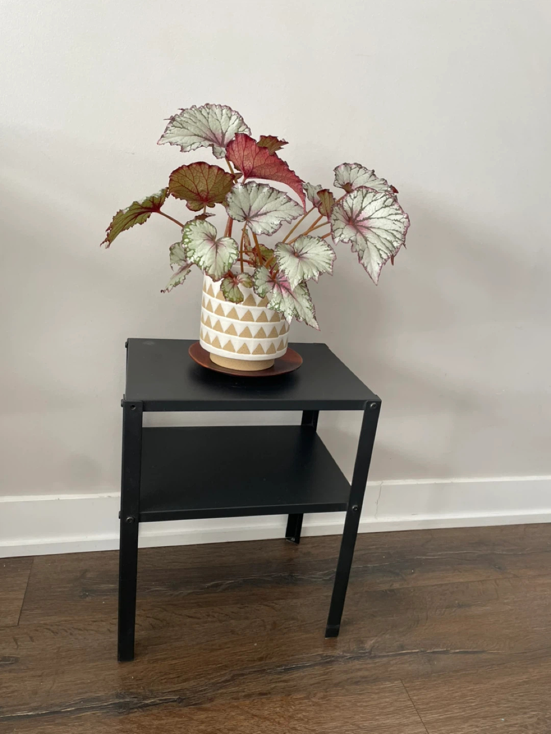 Black Two-Tier Side Table - photo 2